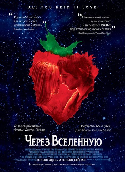 Увеличить постер Через вселенную / Across the Universe (2007/BDRip) 720p
